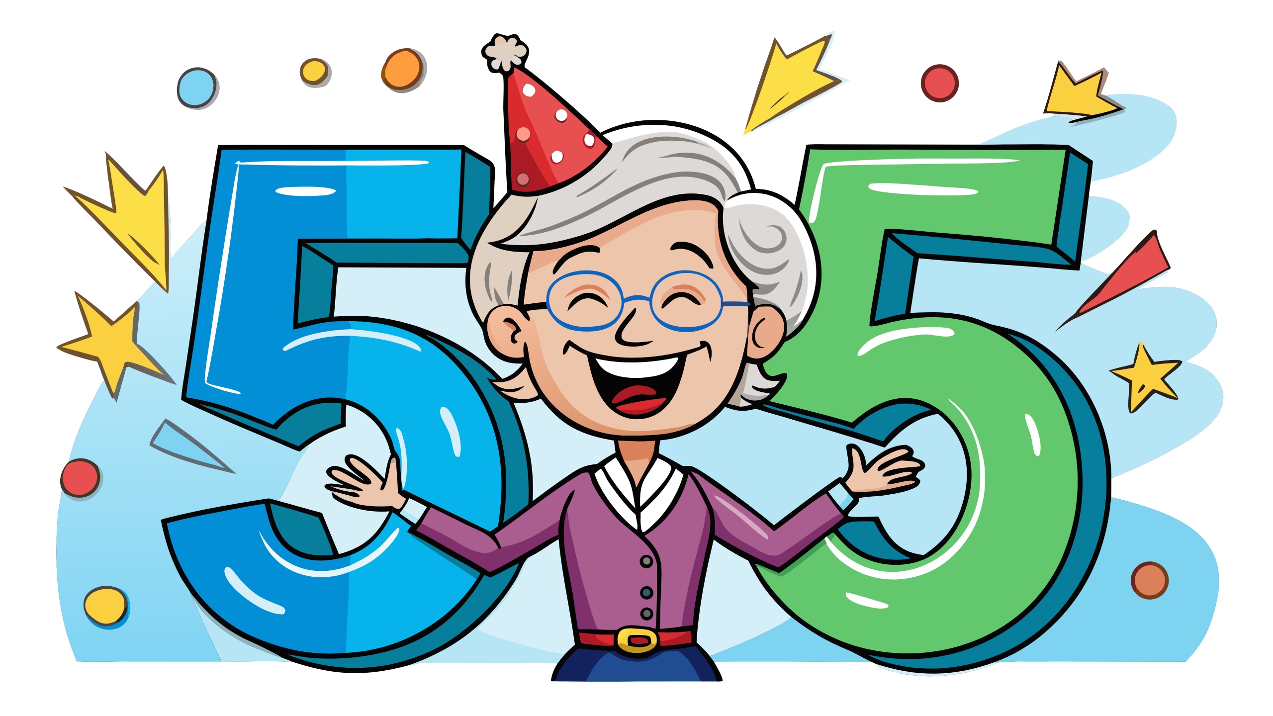 Поздравление с юбилеем 55 лет женщине